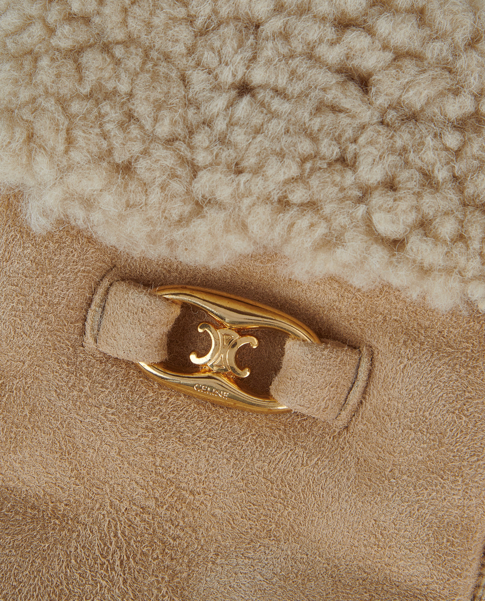 Celine Mittens, &pound;250, Accessories, Beige, Lambskin Leather, Other view